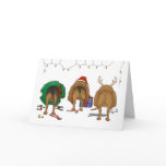 Nothin' Butt A Bloodhound Christmas Card