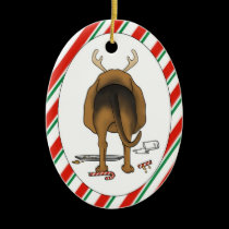 Nothin' Butt A Bloodhound Christmas Ornament ornaments