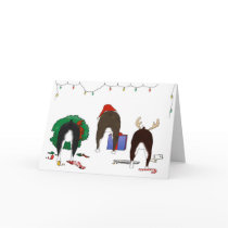 Nothin' Butt A Boston Terrier Christmas cards by NothinButtDogs Nothin' Butt A Boston Terrier Christmas cards