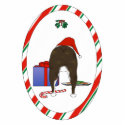 Nothin' Butt A Boston Terrier Christmas Ornament photo sculptures