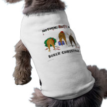 Nothin' Butt A Boxer Christmas Dog Tee