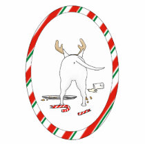 Nothin' Butt A Bull Terrier Christmas Ornament photo sculptures