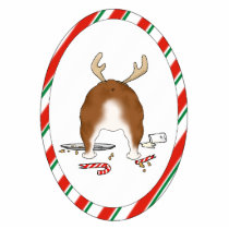 Nothin' Butt A Bulldog Christmas Ornament photo sculptures