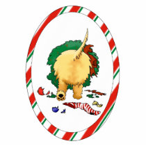 Nothin' Butt A Cairn Christmas Ornament photo sculptures