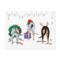 Nothin' Butt A Catahoula Christmas postcards