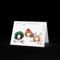 Nothin' Butt A Corgi Christmas cards