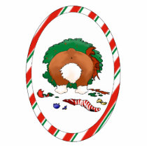 Nothin' Butt A Corgi Christmas Ornament photo sculptures