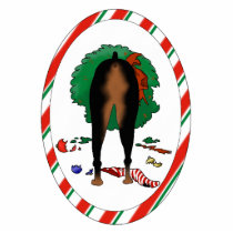 Nothin' Butt A Doberman Christmas Ornament photo sculptures