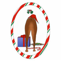 Nothin' Butt A Doberman Christmas Ornament photo sculptures
