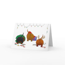 Nothin' Butt A Doxie Christmas cards by NothinButtDogs Nothin' Butt A Doxie Christmas cards