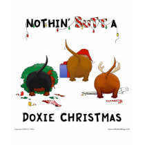 Nothin' Butt A Doxie Christmas t-shirts