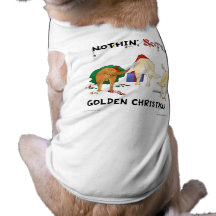 Nothin' Butt A Golden Christmas Dog Tshirt