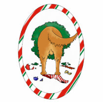 Nothin' Butt A Golden Christmas Ornament photo sculptures