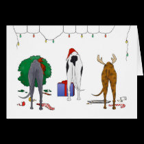 Nothin' Butt A Greyhound Christmas cards