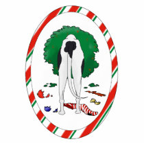 Nothin' Butt A Greyhound Christmas Ornament photo sculptures