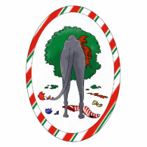 Nothin' Butt A Greyhound Christmas Ornament photo sculptures