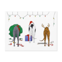 Nothin' Butt A Greyhound Christmas postcards