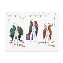 Nothin' Butt A Husky Christmas postcards by NothinButtDogs Nothin' Butt A Husky Christmas postcards