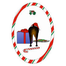 Nothin' Butt A Min Pin Christmas Ornament Acrylic Cut Out