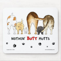 Nothin' Butt A Mutt Christmas Mouse Pads