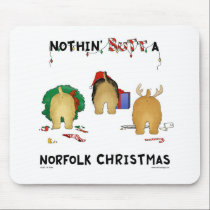 Nothin' Butt A Norfolk Christmas mousepads