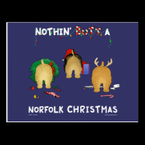 Nothin' Butt A Norfolk Christmas postcards