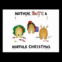 Nothin' Butt A Norfolk Christmas postcards