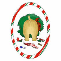Nothin' Butt A Norfolk Terrier Christmas Ornament photo sculptures
