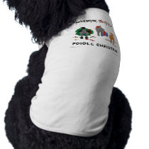 Nothin' Butt A Poodle Christmas Dog Clothing
