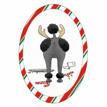 Nothin' Butt A Poodle Christmas Ornament photo sculptures by NothinButtDogs Nothin' Butt A Poodle Christmas Ornament photo sculptures