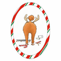 Nothin' Butt A Poodle Christmas Ornament photo sculptures