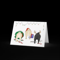 Nothin' Butt A Pug Christmas cards