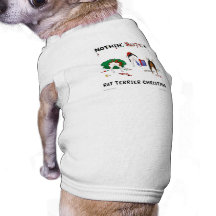 Nothin' Butt A Rat Terrier Christmas Doggie Tshirt