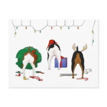 Nothin' Butt A Rat Terrier Christmas postcards by NothinButtDogs Nothin' Butt A Rat Terrier Christmas postcards