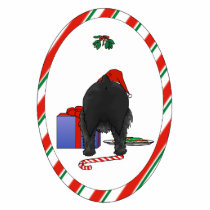 Nothin' Butt A Schnauzer Christmas Ornament photo sculptures
