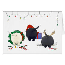 Nothin' Butt A Scottie Christmas Greeting Cards