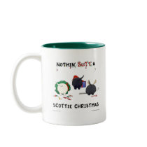 Nothin' Butt A Scottie Christmas Mug