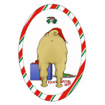 Nothin' Butt A Shar-Pei Christmas Ornament photo sculptures