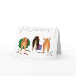 Nothin' Butt A Shiba Inu Christmas Greeting Cards