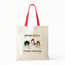 Nothin' Butt A Springer Christmas bags by NothinButtDogs Nothin' Butt A Springer Christmas bags