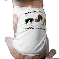 Nothin' Butt A Staffie Christmas pet clothing by NothinButtDogs Nothin' Butt A Staffie Christmas pet clothing
