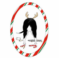 Nothin' Butt A Staffie Christmas photo sculptures