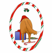 Nothin' Butt A Toller Christmas Ornament Acrylic Cut Out