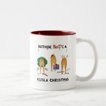 Nothin' Butt A Vizsla Christmas mugs