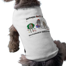 Nothin' Butt A Weimaraner Christmas Doggie Tee