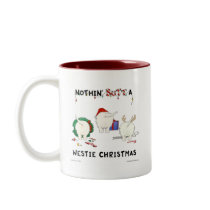 Nothin' Butt A Westie Christmas Mugs