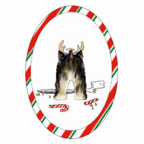 Nothin' Butt A Yorkie Christmas photo sculptures