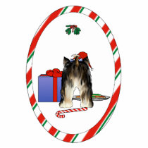 Nothin' Butt A Yorkie Christmas photo sculptures