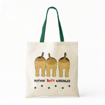 Nothin' Butt Airedales Canvas Bags