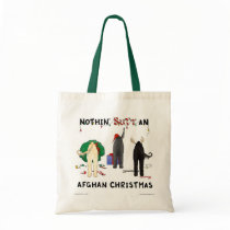 Nothin' Butt An Afghan Christmas Tote Bags